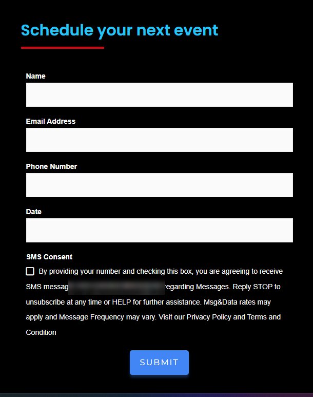 Opt-in forms & voice: SMS opt-in form with consent wording, STOP/HELP and policy links